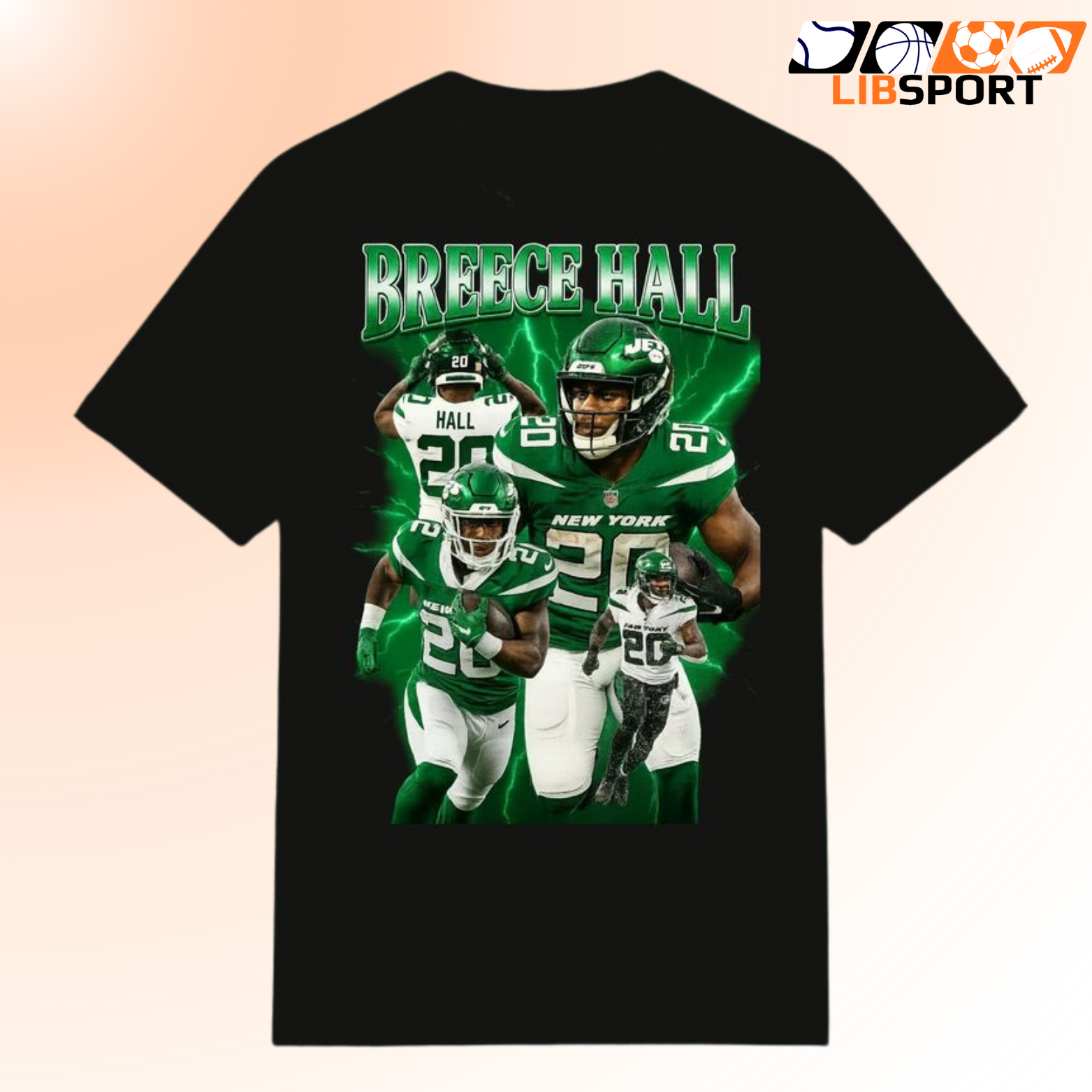 Breece Hall Shirt, New York Jets Tee, Nfl Graphic T-Shirt